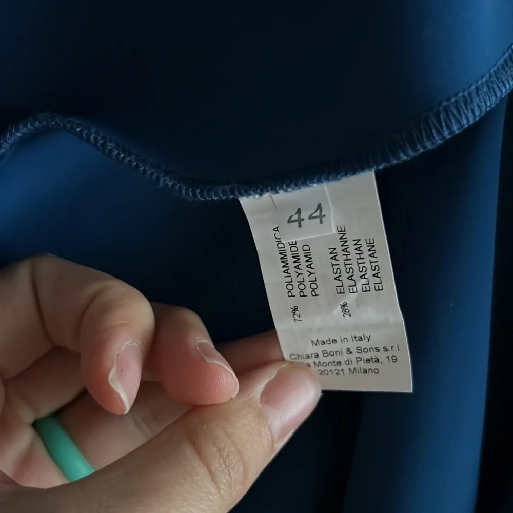❌SOLD❌ La piete robe Chiara boni blue maxi dress gown 44 - Picture 7 of 7